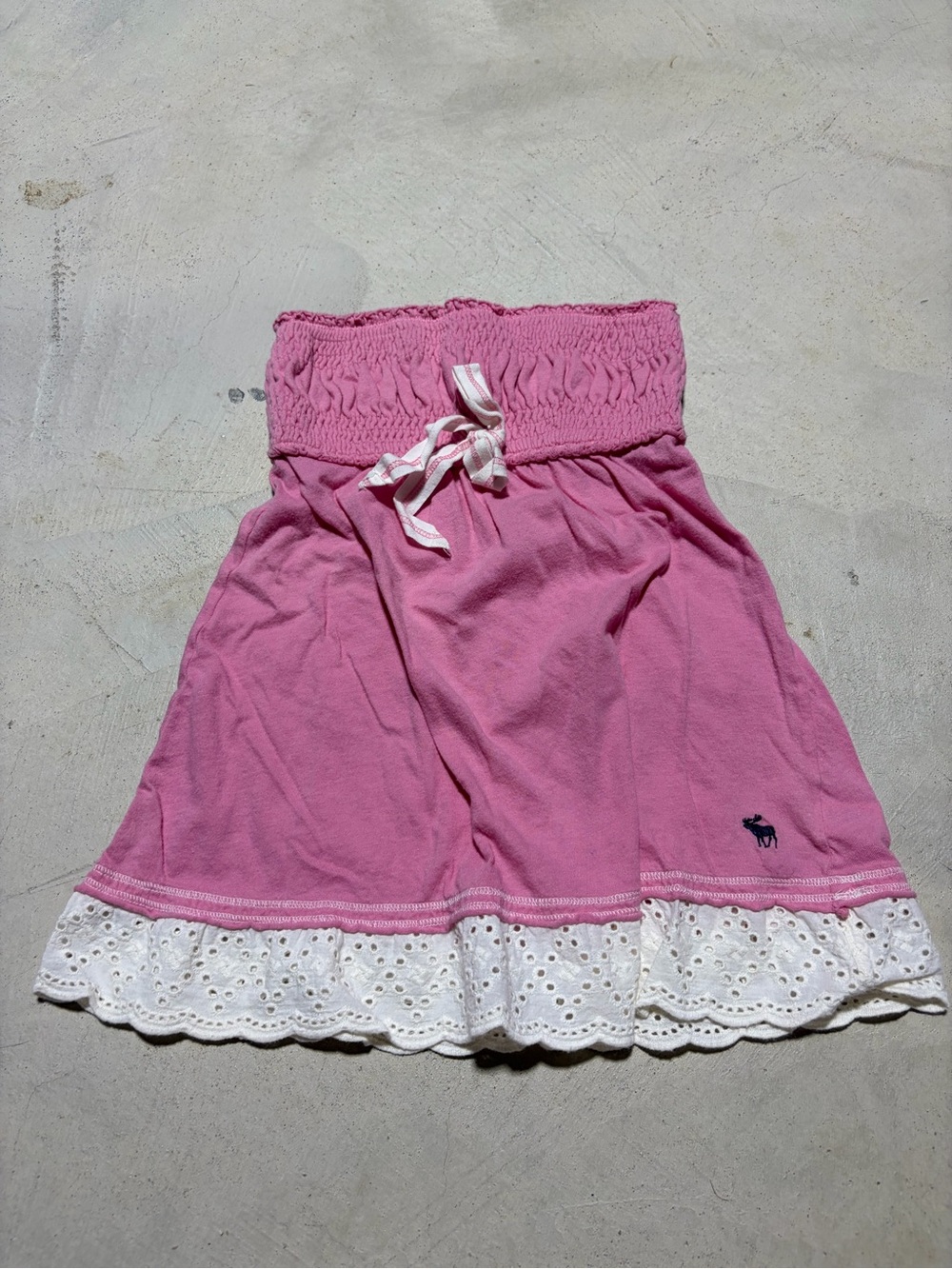 Abercrombie & fitch Pink y2k kids strapless baby doll tank medium